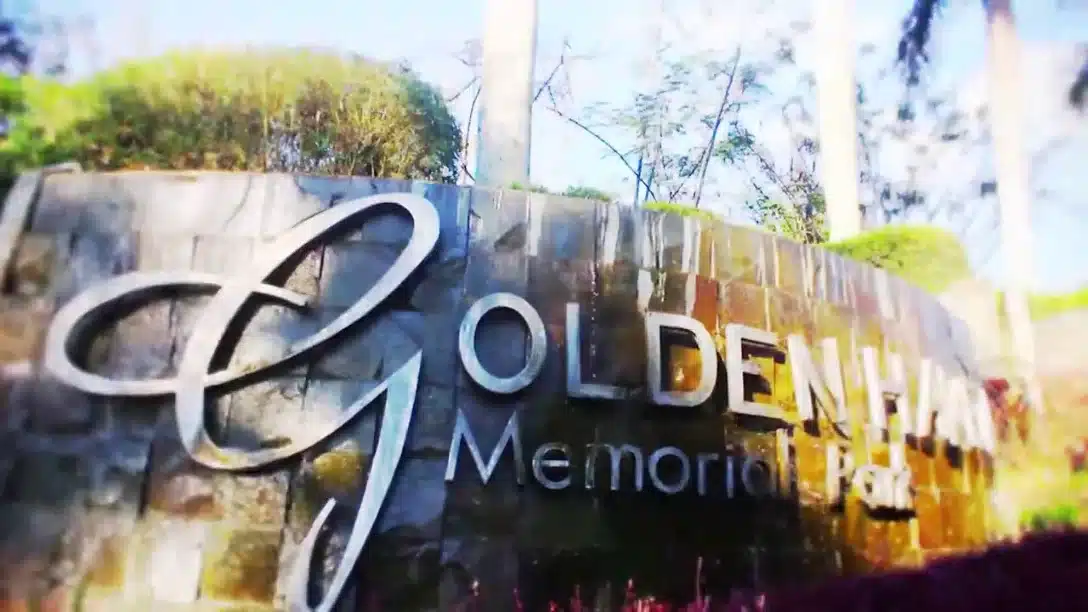 Golden Haven Memorial Park Entrance Sign Golden Haven Memorial Park Entrance Sign