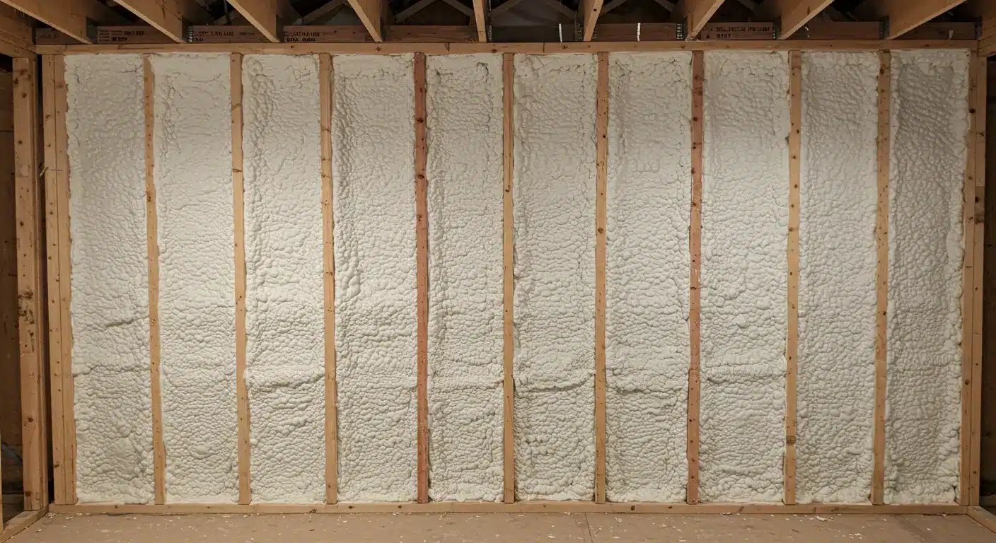 Spray foam insulation