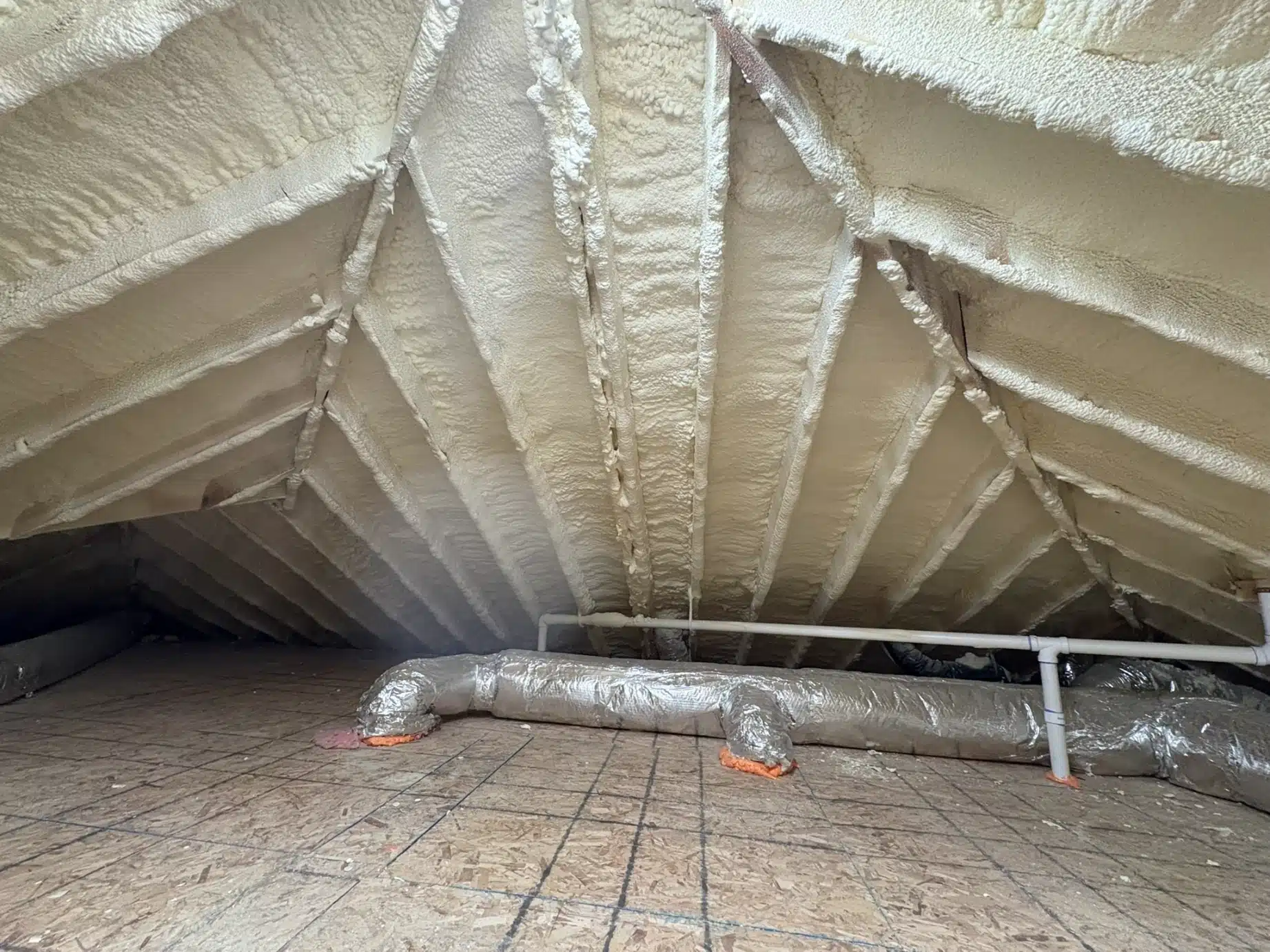open-cell spray foam insulation