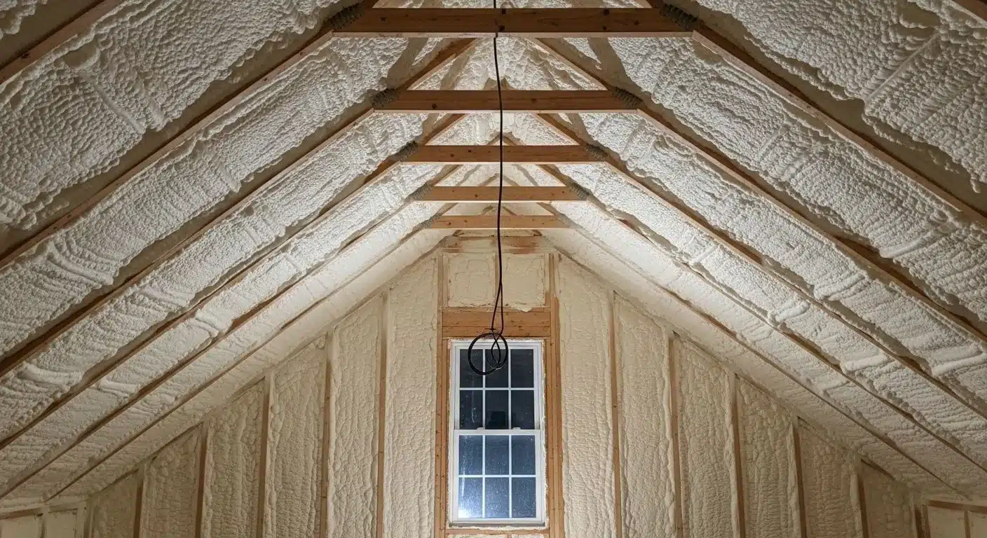 Why Choose Attic Spray Foam Insulation over Mineral Wool for Cold Why Choose Attic Spray Foam Insulation over Mineral Wool for Cold