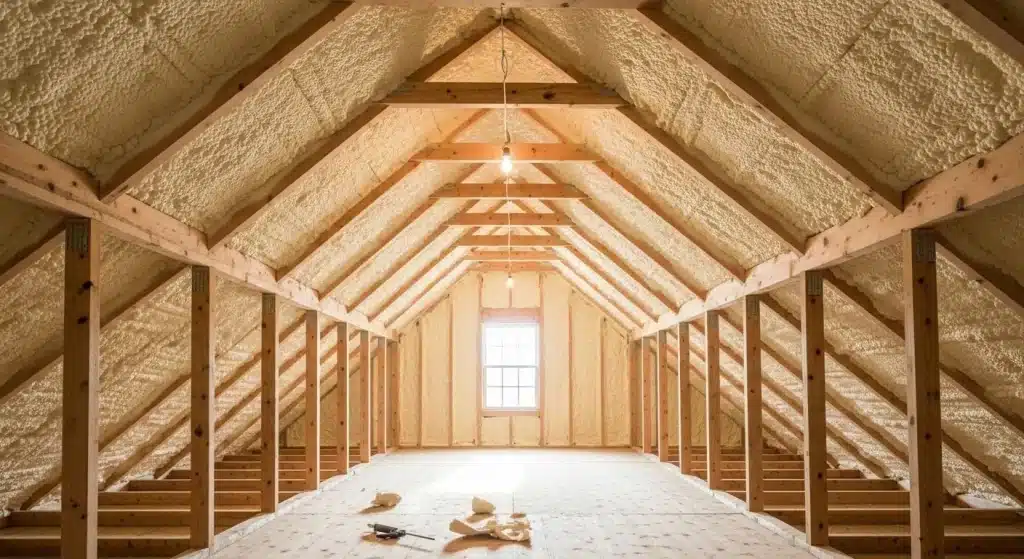 Why Choose Attic Spray Foam Insulation over Mineral Wool for Cold Why Choose Attic Spray Foam Insulation over Mineral Wool for Cold