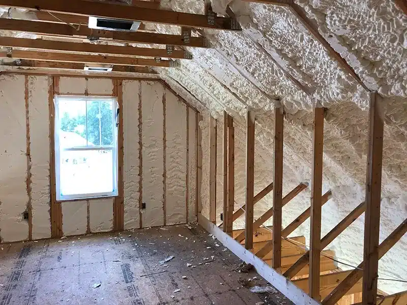 Attic Spray Foam Insulation Reducing Seasonal Asthma Triggers in Farmersville, CA Attic Spray Foam Insulation Reducing Seasonal Asthma Triggers in Farmersville, CA