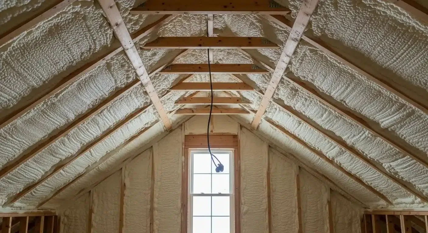 How Does Attic Spray Foam Insulation Improve Comfort and Energy Efficiency in Older Homes?